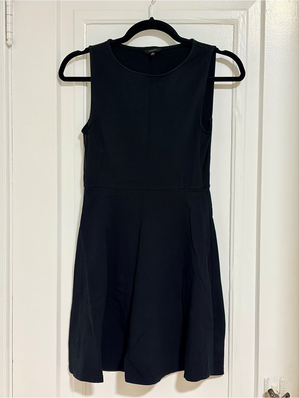 Aritizia Talula Black Sleeveless Fit-and-Flare Dress